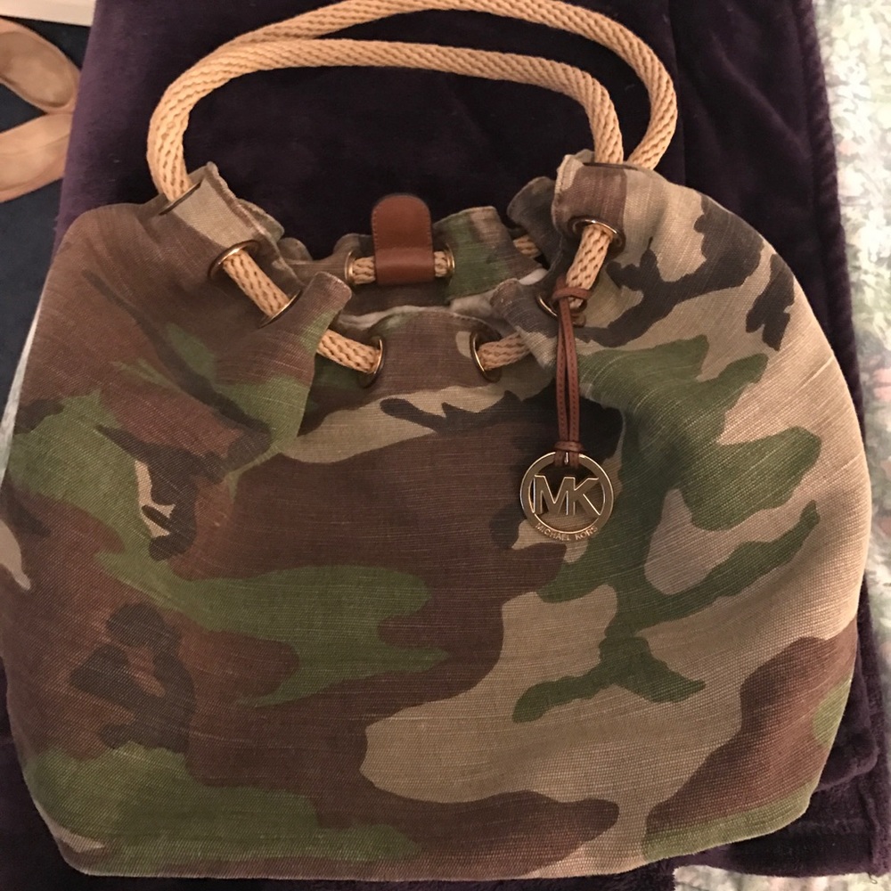 Michael Kors Camo Rope Handbag